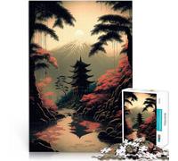 Puzzle de 2000 Piezas para Adultos Paisaje japonés Juguetes adictivos Que desafían la Inteligencia Cerebral Ideas de Regalos 70x100cm