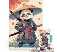 Puzzle de 2000 Piezas para Adultos Panda Samurái - Un Lindo samurái Juego Intelectual Cada Pieza es única: un desafiante y Divertido Juego Familiar 70x100cm