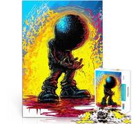 Puzzle de 2000 Piezas para Adultos Perdido en el Abismo - Arte expresionista Surrealista Rompecabezas Regalo de cumpleaños, Regalos 70x100cm