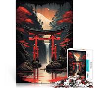 Puzzle de 2000 Piezas para Adultos Puerta Torii 3 Juguetes adictivos Que desafían la Inteligencia Cerebral Ideas de Regalos 70x100cm