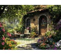 Puzzle de 2000 Piezas para Adultos, Puzzle de Madera, Rompecabezas de Gran Detalle y Colores Vibrantes - Un Desafío Divertido para Toda la Familia, Decor de Hogar, 99.5 x 70.5 cm cortijo jardín w0-671