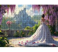 Puzzle de 2000 Piezas para Adultos, Puzzle de Madera, Rompecabezas de Gran Detalle y Colores Vibrantes - Un Desafío Divertido para Toda la Familia,Decor de Hogar, 99.5 x 70.5 cm Belleza palacio w0-575