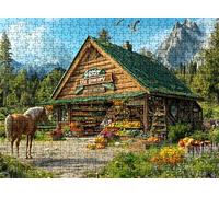 Puzzle de 2000 Piezas para Adultos, Puzzle de Madera, Rompecabezas de Gran Detalle y Colores Vibrantes - Un Desafío Divertido para Toda la Familia,Decor de Hogar, 99.5 x 70.5 cm cortijo paisaje w0-675