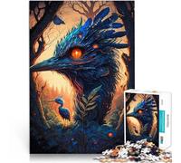 Puzzle de 2000 Piezas para Adultos Reino Encantado Avestruz Entrena tu Cerebro y Tus Manos Juego Educativo para cumpleaños y Navidad. 70x100cm