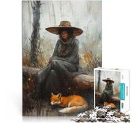 Puzzle de 2000 Piezas para Adultos Susurro de Zorro Juego Familiar para aliviar el estrés: desafío difícil Ideas de Regalos 70x100cm