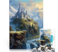 Puzzle de 2000 Piezas para Adultos Tierra del Reino de fantasía Reducción del estrés Interesante Regalo de cumpleaños, Regalos 70x100cm