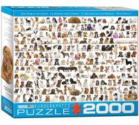 Puzzle De 2000 Piezas World of Dogs, 965mm x 685mm