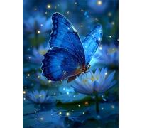 Puzzle de 30 Piezas para Adultos, 25x20cm Mariposa de Luna Luciérnaga Rompecabezas Difícil 30 Piezas Adultos, DIY Entretenimiento Creativo, Puzzle Decorativo y Relajante Regalo