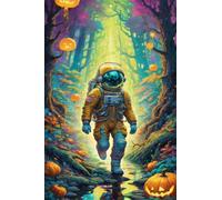 Puzzle de 30 Piezas para Adultos - Astronauta Jungla - Rompecabezas Premium con Reverso de Letras para Clasificación, Regalo de Gama Alta para Aficionados, 25x20 cm