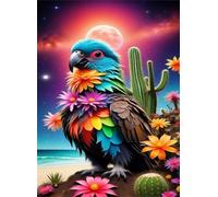 Puzzle de 300 Piezas Animal Flor Cactus 40x28 cm, Reto Creativo, Juguete desafío y Juego Educativo, Divertido Juego Familiar Rompecabezas para Adultos 300 Piezas
