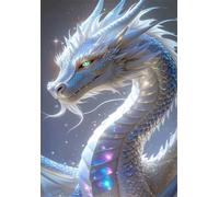 Puzzle de 300 Piezas Animales Dragón 40x28 cm, Juguete desafío y Juego Educativo, Ejercita Paciencia, Rompecabezas Clásico para Adultos 300 Piezas