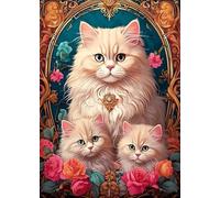 Puzzle de 300 piezas, diseño de gato