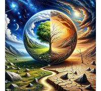 Puzzle de 300 Piezas,La Vida en la Tierra Puzzle para Adultos,Un Desafiante Acertijo,Juegos de Rompecabezas para Toda la Familia,Rompecabezas Adultos DIY Arte