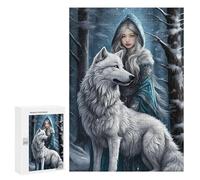 Puzzle de 300 piezas para adolescentes, invierno, guardián a místico, rompecabezas para adultos, juego de pensamiento, entrenamiento de memoria, interacción entre padres e hijos, 300 piezas