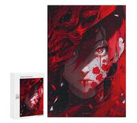 Puzzle de 300 piezas para adolescentes Red Dragon 's Eye Puzzles para adultos, juego mental, entrenamiento de memoria, interacción entre padres e hijos, 300 piezas