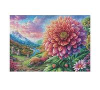Puzzle De 300 Piezas para Adultos Campo de Dalias 40x28cm Nivel Intermedio para Mejora De Habilidades Ideal para Entrenamiento De Pensamiento Lógico