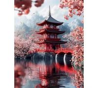 Puzzle de 300 Piezas para Adultos Edificio Rojo, un Rompecabezas Desafiante y Difícil, Juego Educativo y Estimulante, Puzzles Divertido para Toda la Familia