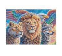 Puzzle De 300 Piezas para Adultos French Borde Floral Bulldog 300 PCS 40x28cm Regalo del Día De La Madre para Mamá Hobby Relajante Divertido Tiempo Libre Decoración del Hogar
