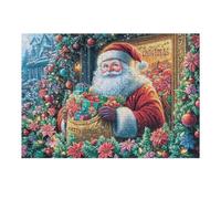 Puzzle De 300 Piezas para Adultos Lobo Blanco Bosque nevado 300 PCS 40x28cm Puzzle De Arteterapia Ideal para Salud Mental Alivio del Estrés Regulación Emocional Regalo Divertida