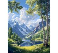 Puzzle de 300 Piezas para Adultos Nube de árbol de montaña, un Rompecabezas Desafiante y Difícil, Juego Educativo y Estimulante, Puzzles Divertido para Toda la Familia
