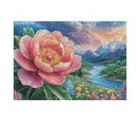Puzzle De 300 Piezas para Adultos Peonía Entre Flores 300 PCS 40x28cm Ecológico Seguro No Tóxico Uso Familiar Apto para Todas Las Edades RegaloDivertida