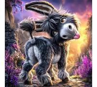 Puzzle de 300 Piezas para Adultos y Niños, Burro Tonto 300 Piezas Rompecabezas Adultos, DIY Entretenimiento Creativo, Divertido, Juego de Habilidad para Toda La Familia