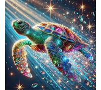 Puzzle de 300 Piezas para Adultos y Niños, Tortuga Brillante 300 Piezas Rompecabezas Adultos, DIY Entretenimiento Creativo, Divertido, Juego de Habilidad para Toda La Familia