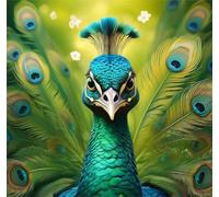 Puzzle de 300 Piezas,Pavo Real Verde Puzzle para Adultos,Un Desafiante Acertijo,Juegos de Rompecabezas para Toda la Familia,Rompecabezas Adultos DIY Arte