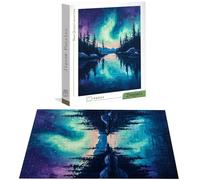 Puzzle de 3000 Piezas para Adultos, Aurora Puzzle 3000 Piezas, Paisaje Rompecabezas Adultos con Caja, Medidas: 122x81 cm, Rompecabezas Madera para Toda la Familia, Decoration, Regalo Mujer H-5397