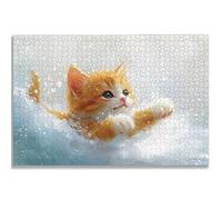 Puzzle de 3000 Piezas para Adultos, Gato Puzzle 3000 Piezas, Invierno Rompecabezas Adultos con Caja, Medidas: 122x80 cm, Rompecabezas Madera para Toda la Familia, Home Decoration, Regalo Mujer, -1493