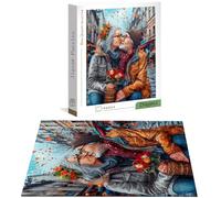 Puzzle de 3000 Piezas para Adultos, Pareja de Ancianos Puzzle 3000 Piezas, Amar Rompecabezas Adultos con Caja, Medidas: 122x81 cm, Rompecabezas Madera para Toda la Familia, Decoration Regalos H-7413