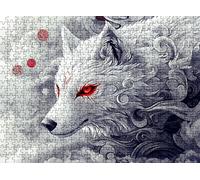 Puzzle de 3000 Piezas para Adultos, Puzzle de Madera, Rompecabezas de Gran Detalle y Colores Vibrantes - Un Desafío Divertido para Toda la Familia, Decoración de Hogar, 122 x 81 cm sueño Lobo w0-594