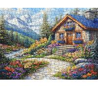 Puzzle de 3000 Piezas para Adultos, Puzzle de Madera, Rompecabezas de Gran Detalle y Colores Vibrantes - Un Desafío Divertido para Toda la Familia, Decor de Hogar, 122 x 81 cm Lindo cortijo w0-446