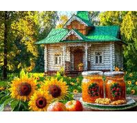 Puzzle de 3000 Piezas para Adultos, Puzzle de Madera, Rompecabezas de Gran Detalle y Colores Vibrantes - Un Desafío Divertido para Toda la Familia, Decor de Hogar, 122 x 81 cm cortijo Girasol w0-686