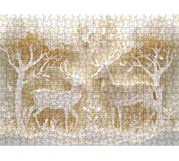 Puzzle de 3000 Piezas para Adultos, Puzzle de Madera, Rompecabezas de Gran Detalle y Colores Vibrantes - Un Desafío Divertido para Toda la Familia, Decoración de Hogar, 122 x 81 cm Árbol ciervo w0-834