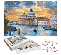 Puzzle de 3000 Piezas para Adultos, Venecia Puzzle 3000 Piezas, Paisaje Rompecabezas Adultos con Caja, Medidas: 122x81 cm, Rompecabezas Madera para Toda la Familia, Decoration, Regalo Mujer H-3557