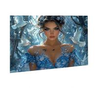 Puzzle de 3000 Piezas, Rompecabezas para Adultos, Imposible, Difícil, Desafiante, Juegos de Rompecabezas DIY Toda la Familia, Regalos para Mujeres, Pasatiempo Creativo,Paloma Blanca Diosa fr0-1071