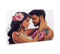 Puzzle de 3000 Piezas, Rompecabezas para Adultos, Imposible, Difícil, Desafiante, Juegos de Rompecabezas DIY Toda la Familia, Regalos para Mujeres, Hombres, Pasatiempo Creativo,Pareja Flores fr0-662