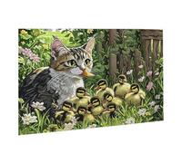 Puzzle de 3000 Piezas, Rompecabezas para Adultos, Imposible, Difícil, Desafiante, Juegos de Rompecabezas DIY Toda la Familia, Regalos para Mujeres, Hombres, Pasatiempo Creativo,Gato Pato fr0-485