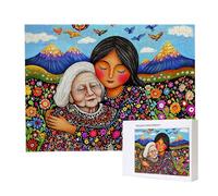 Puzzle de 3000 Piezas, Rompecabezas para Adultos, un Rompecabezas Desafiante, Puzzle para Toda la Familia, Letras en la Parte Posterior, Regalos para Hombres Mujeres, Tema: (Madre e Hija) u-604