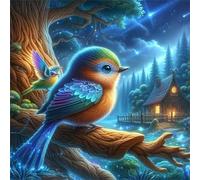 Puzzle de 35 Piezas,Cabaña del gorrión Puzzle para Adultos,Un Desafiante Acertijo,Juegos de Rompecabezas para Toda la Familia,Rompecabezas Adultos DIY Arte