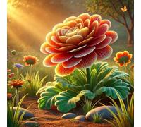 Puzzle de 35 Piezas,Flores del Bosque de la Luz del Sol Puzzle para Adultos,Un Desafiante Acertijo,Juegos de Rompecabezas para Toda la Familia,Rompecabezas Adultos DIY Arte