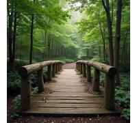 Puzzle de 35 Piezas para Adultos y Niños, Bridge Woods 35 Piezas Rompecabezas Adultos, DIY Entretenimiento Creativo, Divertido, Juego de Habilidad para Toda La Familia