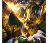 Puzzle de 35 Piezas para Adultos y Niños, Cañón de Plantas 35 Piezas Rompecabezas Adultos, DIY Entretenimiento Creativo, Divertido, Juego de Habilidad para Toda La Familia