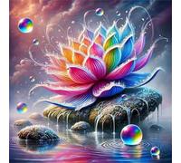 Puzzle de 35 Piezas para Adultos y Niños, Flor de Roca 35 Piezas Rompecabezas Adultos, DIY Entretenimiento Creativo, Divertido, Juego de Habilidad para Toda La Familia