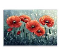 Puzzle de 4000 Piezas para Adultos, Amapola Puzzle 4000 Piezas, Flor Rompecabezas Adultos con Caja, Medidas: 140x87 cm, Rompecabezas Madera para Toda la Familia, Home Decoration, Regalo Mujer, -1531