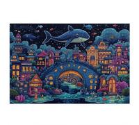 Puzzle de 4000 Piezas para Adultos, Puzzle 4000 Piezas Adultos, Medidas: 142 x 88 cm, Mare Rompecabezas Madera con Caja, Rompecabezas Desafiante, Puzzles Atlántida para Home Decoration, Regalos, -4072