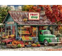 Puzzle de 4000 Piezas para Adultos, Puzzle de Madera, Rompecabezas de Gran Detalle y Colores Vibrantes - Un Desafío Divertido para Toda la Familia,Decor de Hogar, 141.5 x 87.5 cm Frutería Árbol w0-843