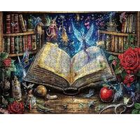 Puzzle de 4000 Piezas para Adultos, Puzzle de Madera, Rompecabezas de Gran Detalle y Colores Vibrantes - Un Desafío Divertido para Toda la Familia, Decor de Hogar, 141.5 x 87.5 cm sueño Libro w0-619