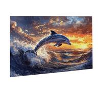 Puzzle de 4000 Piezas,Rompecabezas Adultos,Imposible,Difícil,Desafiante,Juegos de Rompecabezas DIY Toda la Familia,Regalos Mujeres,Regalos Hombres,Pasatiempo Creativo,Tema: Animal Delfín K0F-438